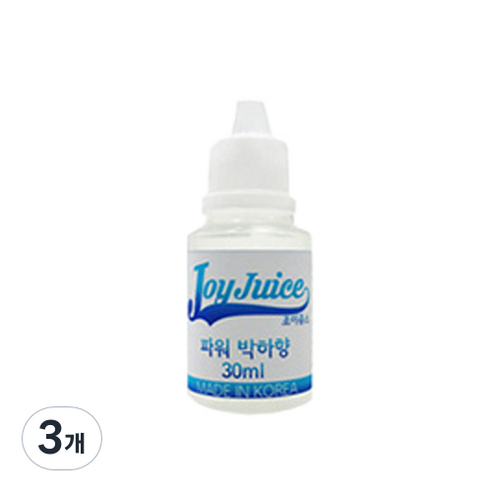 아로마조이 조이쥬스 슬라임 향료 30ml, 3개, 파워박하
