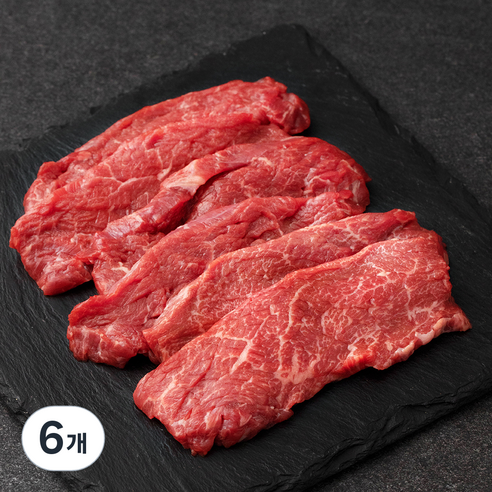 미트지엥 호주산 소고기 치마살 구이용 (냉장), 300g, 6개