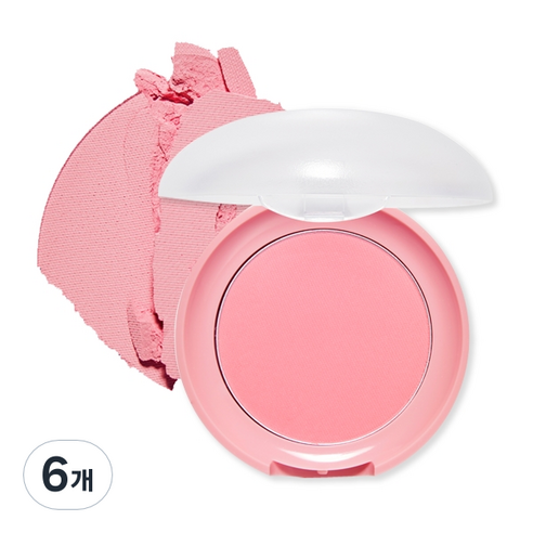 에뛰드 러블리 쿠키 팩트 블러셔 4.5g, PK002 그레이프후르츠젤리, 6개