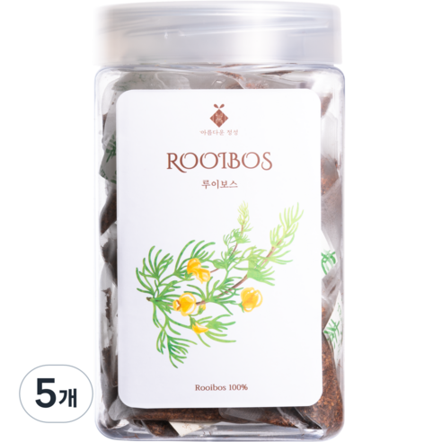 아름다운정성 허브티 루이보스 차, 30g, 1개입, 5개