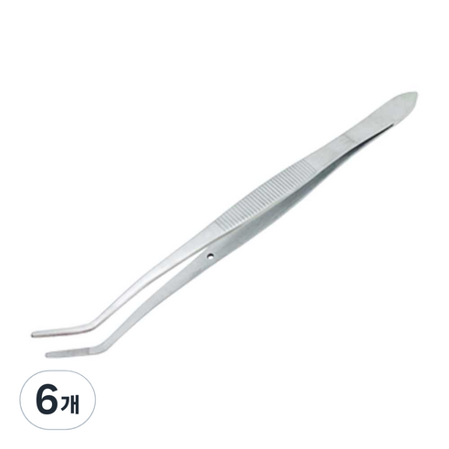 의료용 치과핀셋 16cm, S05-267, 6개