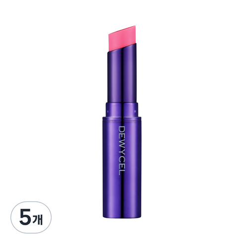 듀이셀 틴투어링 틴트밤 4.5g, 01 레어핑크, 5개