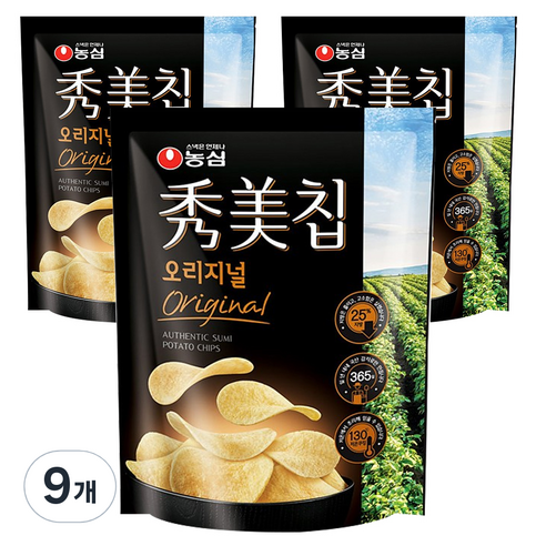 수미칩 오리지널, 85g, 9개