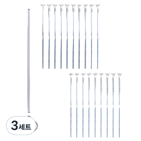 파티쇼 버블 풍선 컵스틱 2종 x 10p 세트 70cm, 혼합색상, 3세트