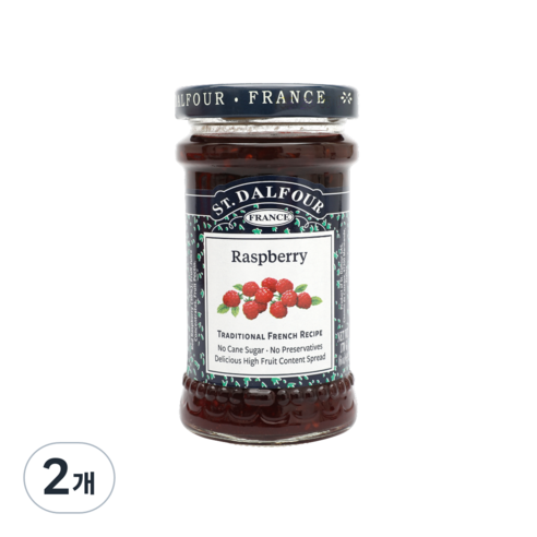 샹달프 라즈베리잼, 170g, 2개