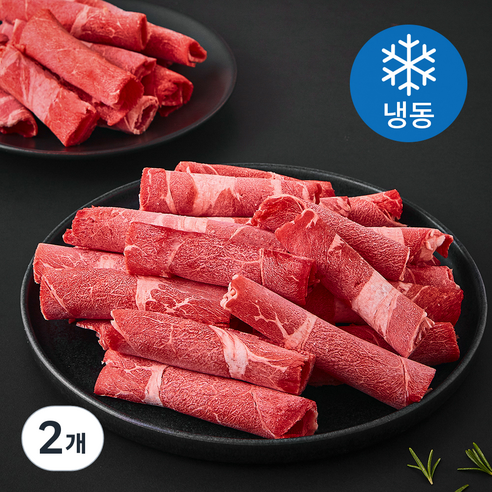 동원 미국산 척아이롤 샤브샤브용 (냉동), 1.5kg, 2개