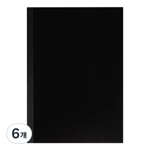 OXFORD 블랙커버 양장식 노트 A4 80매, 6개