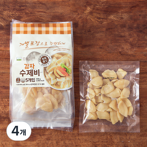 칠갑농산 감자수제비 5개입, 800g, 4개