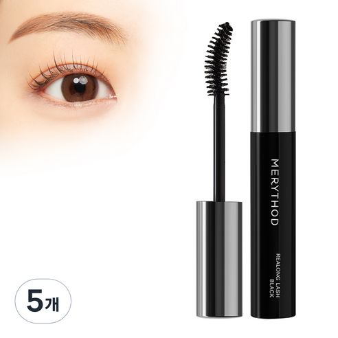 메리쏘드 릴롱 래쉬 블랙, 7ml, 5개