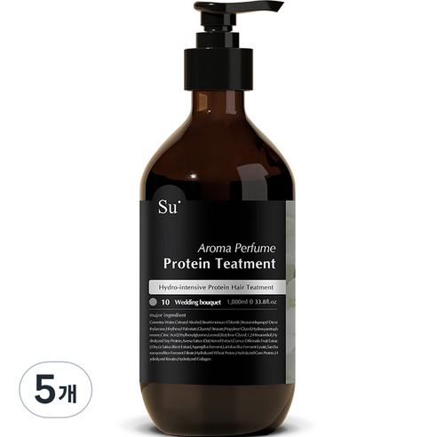 수오가닉 웨딩부케 트리트먼트, 5개, 1000ml