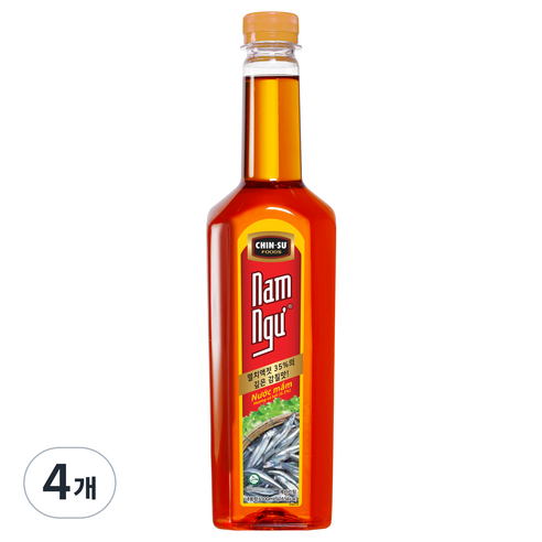친수 남늑 연어향 피쉬소스, 300ml, 4개