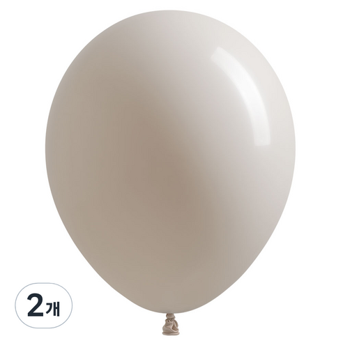 조이벌룬 풍선 30cm 100p, 화이트샌드, 2개