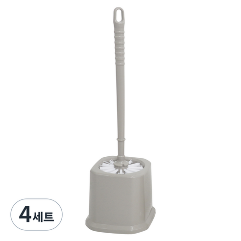 크린메이트 사각통 + 변기솔 세트, 랜덤 발송, 4세트