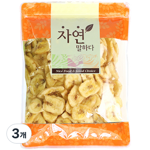 가온애 바나나칩, 3개, 1kg