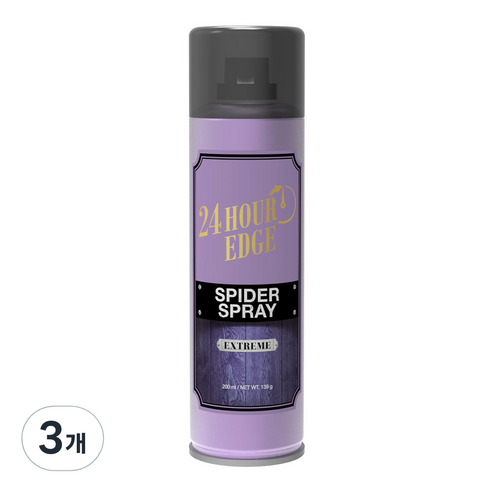 24시간엣지 스파이더 스프레이 익스트림, 3개, 200ml