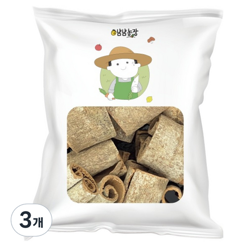 냠냠바다 냠냠농장 깊은향기 라운드 계피, 800g, 3개