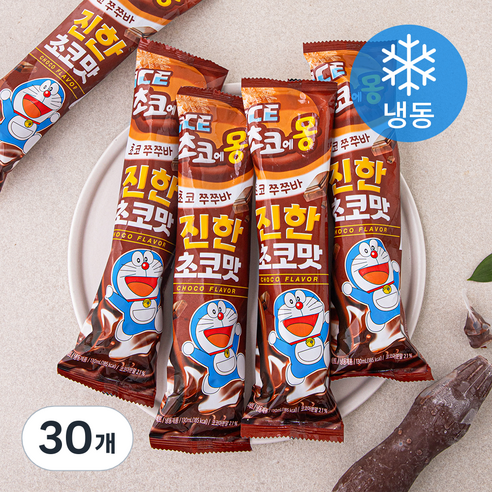 초코에몽 쭈쭈바 (냉동), 130ml, 1개입, 30개