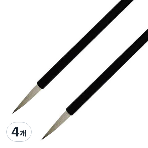 칠성 서예동양화캘리 겸호필 붓, 9호, 4개