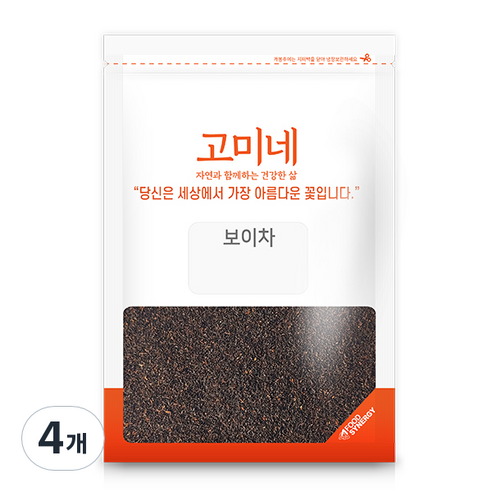 고미네 보이차, 400g, 1개입, 4개