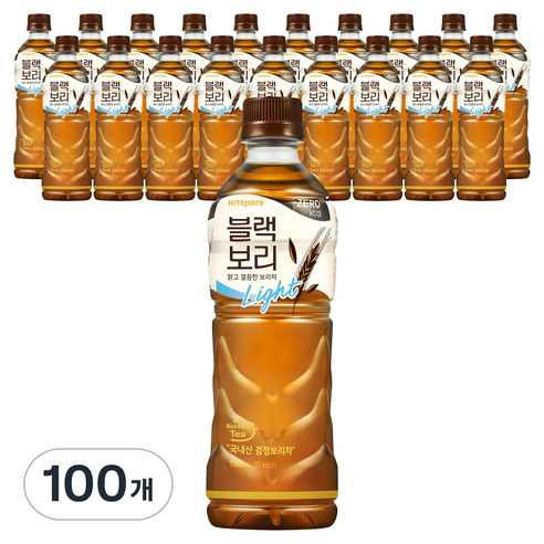 하이트진로 블랙보리 라이트, 520ml, 100개