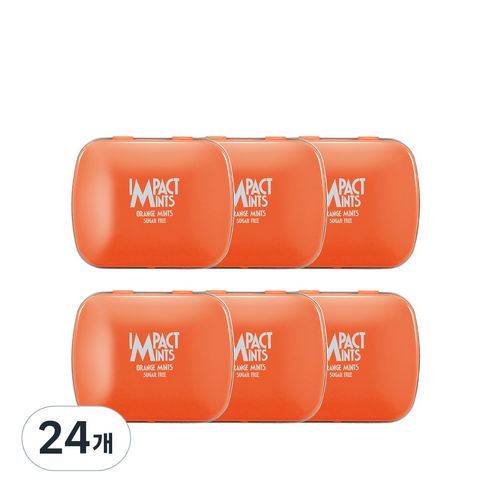 임팩트민트 오렌지 캔디, 14g, 24개