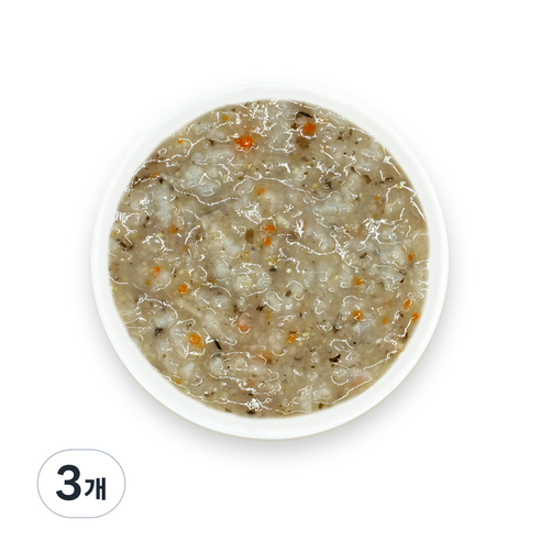 짱죽 유아용 실온 이유식 중기 죽 2, 모듬버섯죽, 160g, 3개