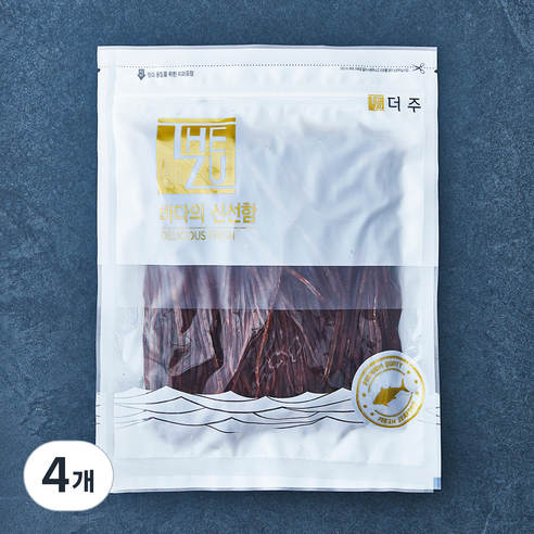더주 조미 오징어채, 250g, 4개
