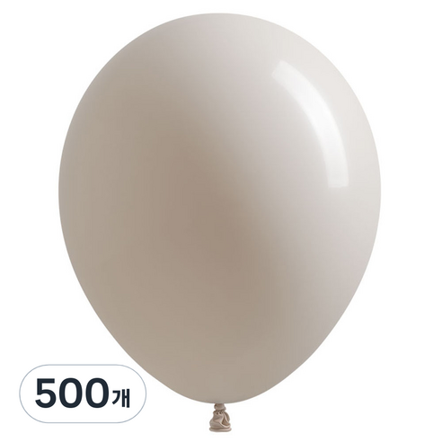 조이벌룬 풍선 13cm, 082 화이트샌드, 500개