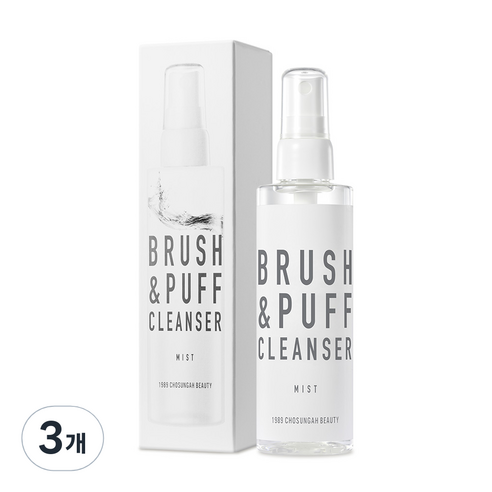 조성아뷰티 브러쉬 클렌저 미스트, 3개, 100ml