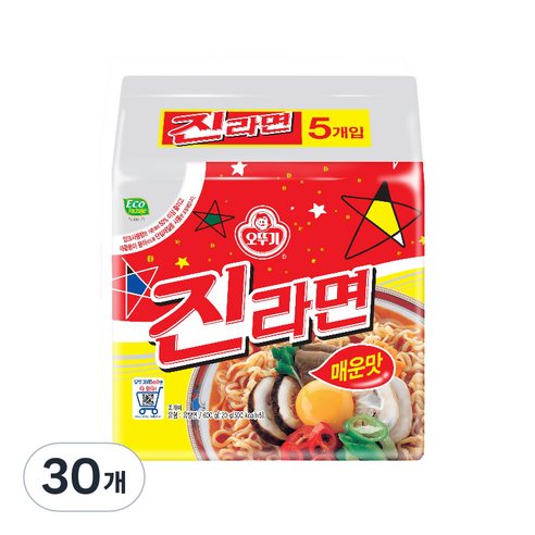 오뚜기 진라면 매운맛, 30개