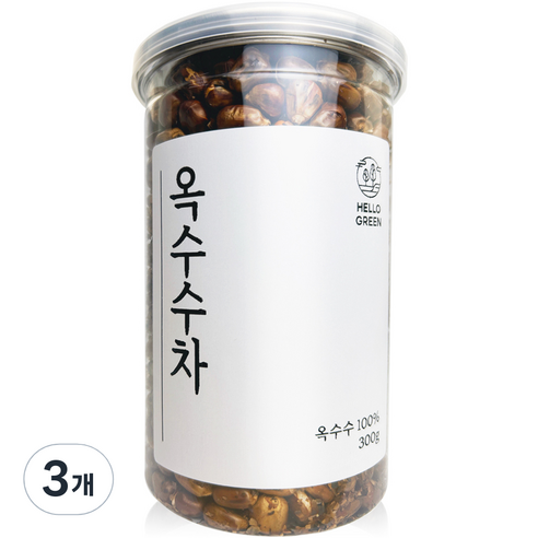 헬로우그린 볶은 옥수수차, 300g, 1개, 3개