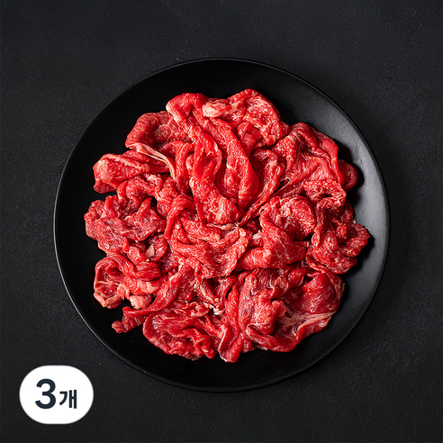 설로인 한우 정육 1++등급 (7) 불고기 (냉장), 300g, 3개