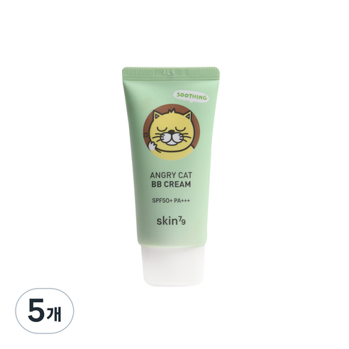스킨79 성난 고양이 BB크림 SPF50+ PA+++ 30ml, 5개