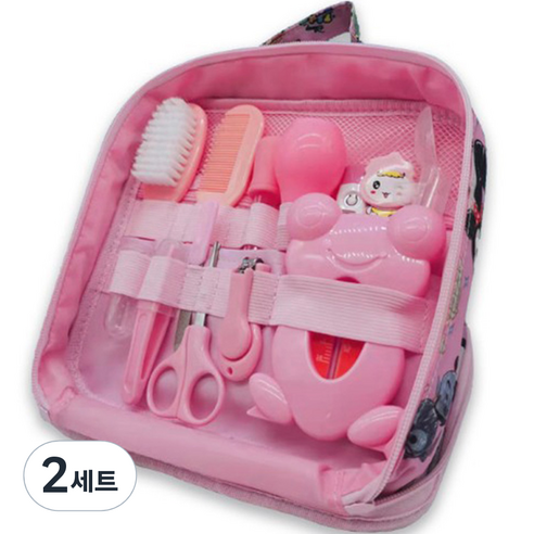 블루마켓 베이비 케어 13종 세트, 핑크, 2세트