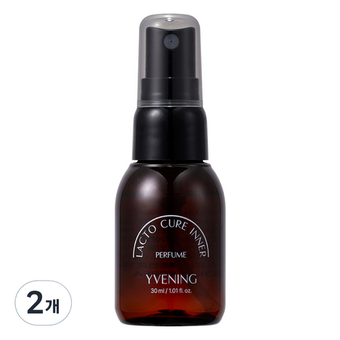 와이브닝 여성용 락토큐어 이너퍼퓸 청결제, 30ml, 2개