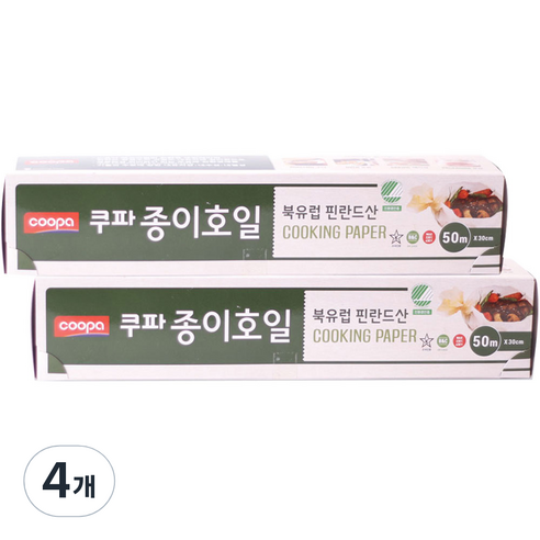 쿠파 종이호일, 50m, 1개입, 4개