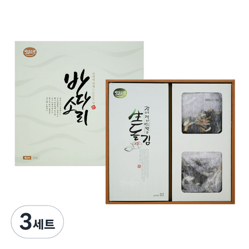 바다소리 곱창김 + 만능 육수 세트 + 쇼핑백, 3세트