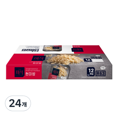 The미식 현미쌀밥, 24개, 180g