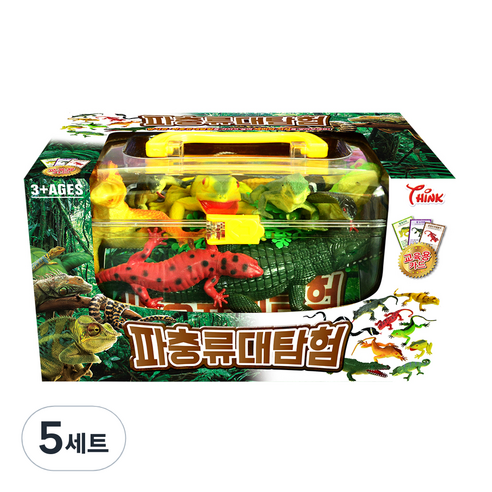 씽크 파충류대탐험 피규어세트, 5세트