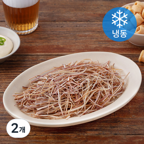 어식백세 자숙 오징어실채 (냉동), 2개, 200g