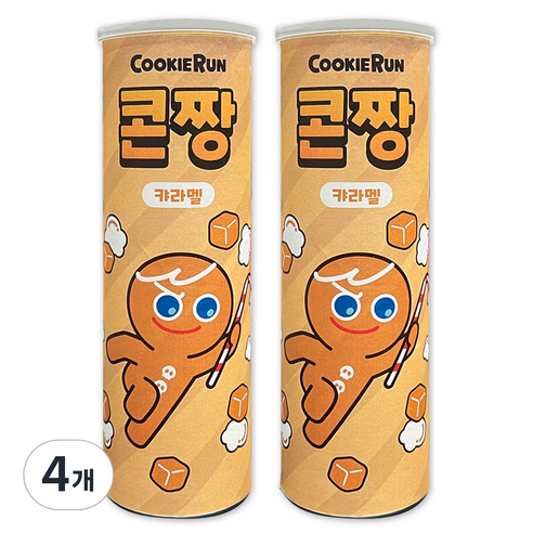 쿠키런 콘짱 캬라멜, 80g, 4개