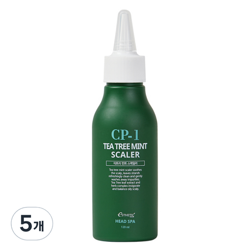 씨피원 헤드 스파 티트리 민트 스케일러, 5개, 120ml