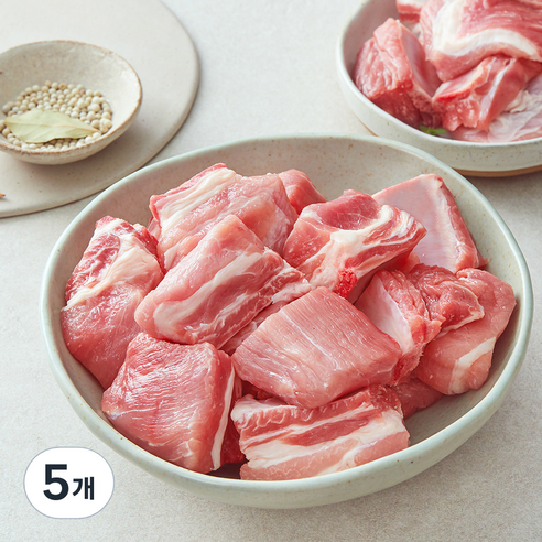 한돈 갈비 찜용 (냉장), 1kg, 5개