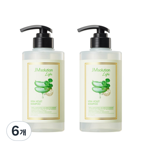 제이엠솔루션 라이프 베라 바이올렛 샴푸 바이올렛 향, 6개, 500ml