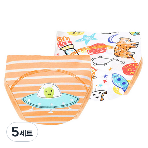 엠케이 순면 배변훈련팬티, G 우주선, 5세트
