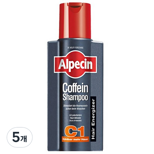 알페신 카페인 샴푸 C1, 250ml, 5개