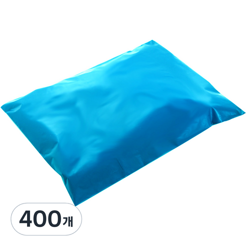 HDPE 택배봉투 접착형 블루, 400개