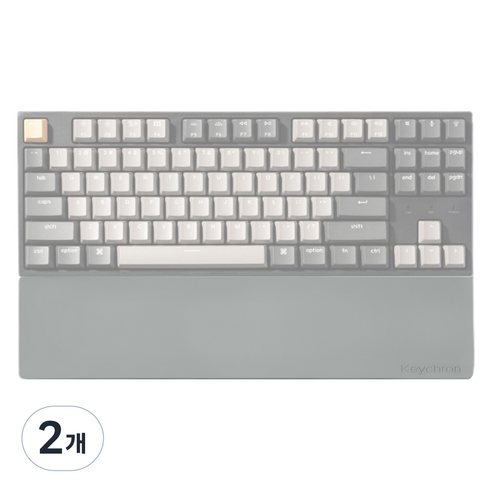 키크론 실리콘 팜레스트 PR66 K8 K8 Pro C1 C1 Pro, 그레이, 2개