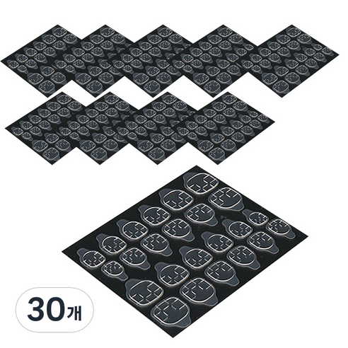 젤타입 네일팁 양면테이프 스티커, 30개