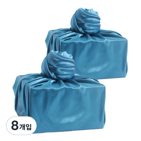 코리아보자기 추석 기프트 보자기 대, 청색, 8개